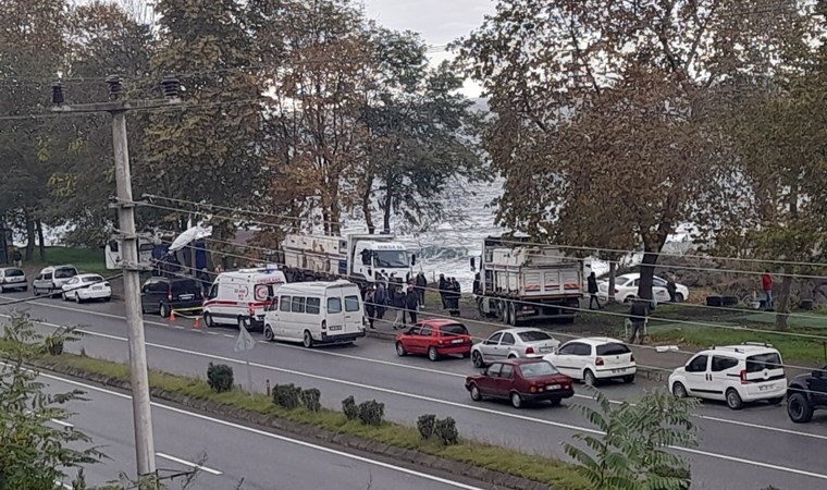 Trabzon'da sahil yolunda silahlı kavga: 1 ölü