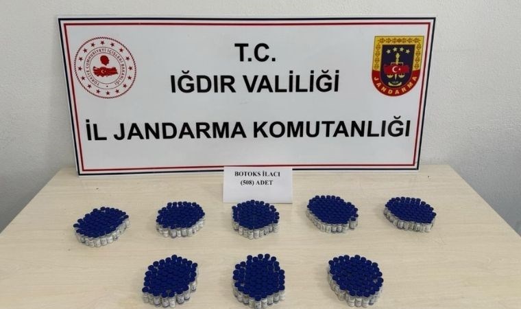 Iğdır’da 2 milyon lira değerinde botoks ilacı geçirildi