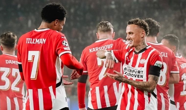 PSV Devler Ligi'ndeki ilk galibiyetini 4 golle aldı!