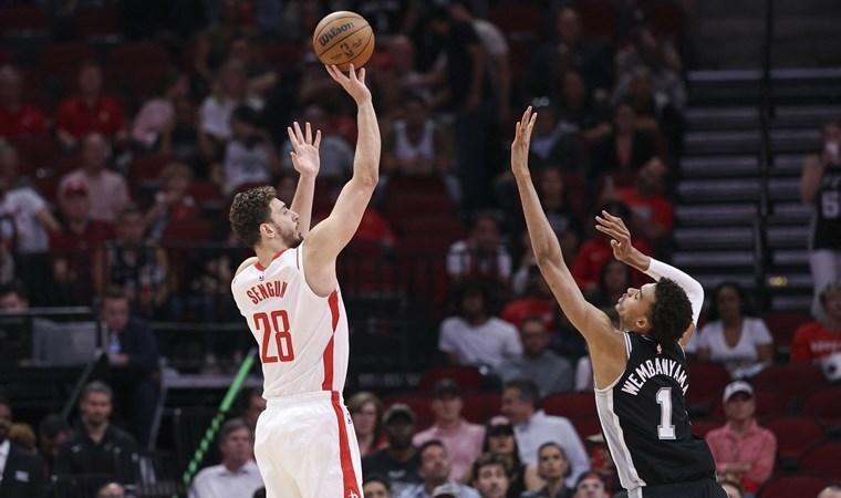 Alperen Şengün'lü Houston Rockets'tan San Antonio Spurs'e 27 sayılık fark!