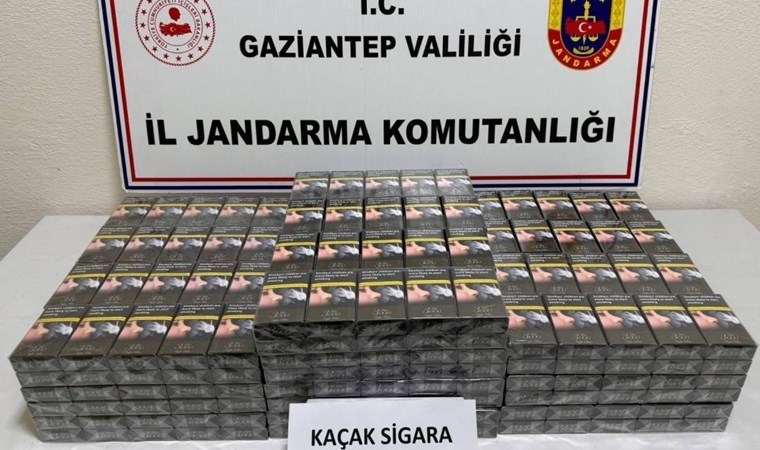 Piyasa değeri 1 milyon TL: Kaçak sigara ele geçirildi