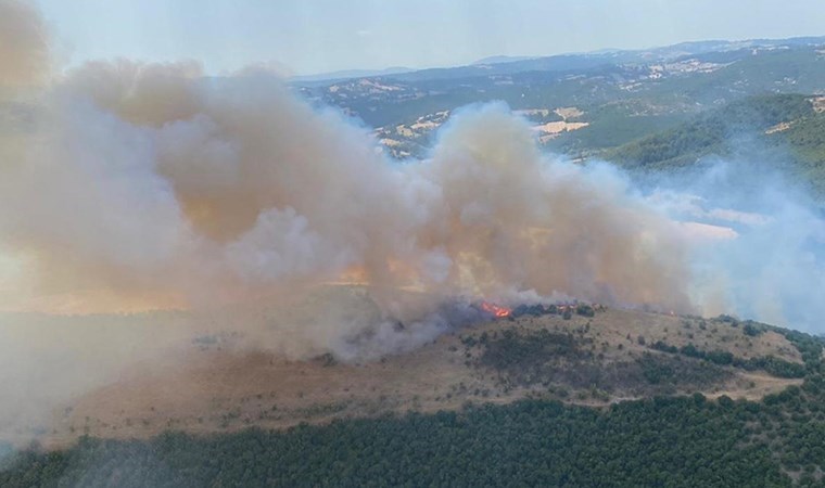 Balıkesir'de orman yangını: 15 saat sonra kontrol altında