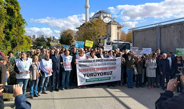 Haydarpaşa ve Sirkeci garları için yürüyüş: 'Herkesi dayanışmaya çağırıyoruz'