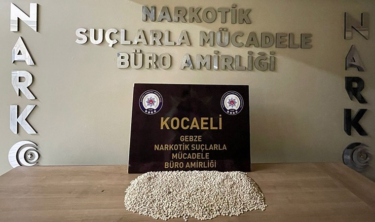 Toplam 17 bin 757 adet uyuşturucu hap... Kocaeli'de operasyon: 1 tutuklama