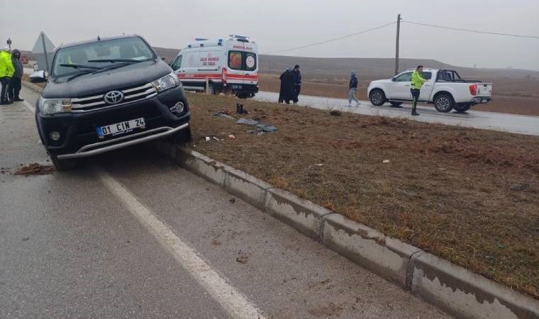 Çorum’da feci kaza... Pikap takla attı: 5 yaralı!