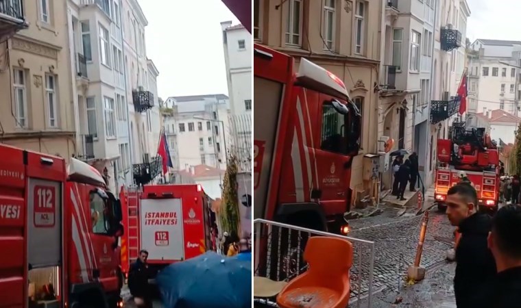 Beyoğlu’nda Masonlar Büyük Locası Derneği'nde yangın!