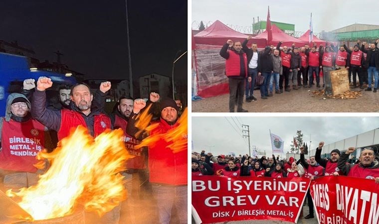 Metalde yüzde 100 katılımla grev!