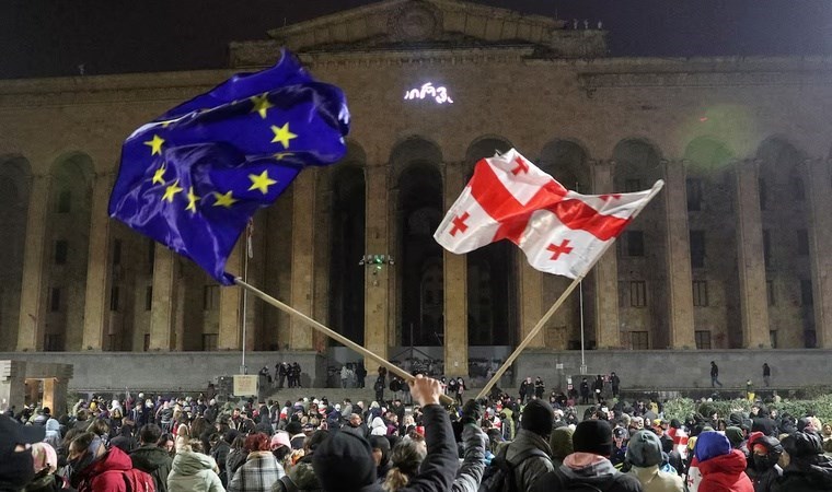 Gürcistan'daki protestolar 19. gününde