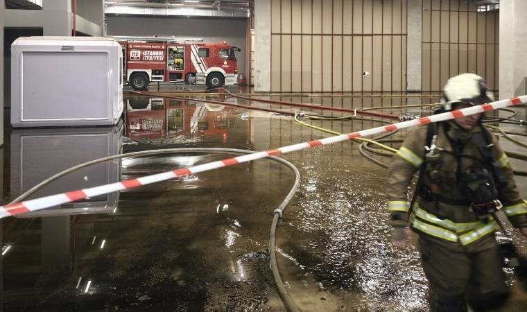 Son Dakika... İstanbul Finans Merkezi'nde yangın