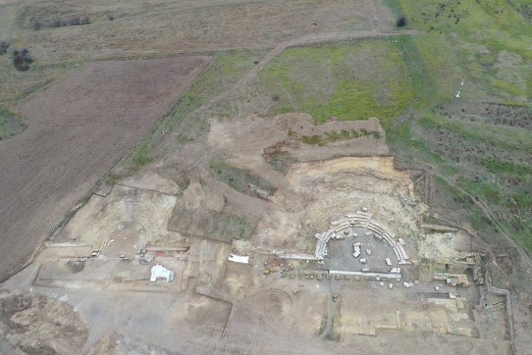 Pompeiopolis Antik Kenti'nde tiyatro ve odeonda yürütülen kazılar tamamlandı