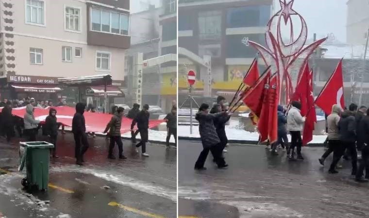 Ordu’da skandal görüntüler: Öğrencileri Erdoğan’ın şiiri eşliğinde yürüttüler