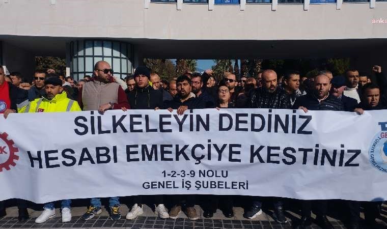 SGK borcu nedeniyle belediyelerin gelirlerine el konmasına işçiler isyan etti: Maaşlarımızı alamazsak İzmir sokakları kırmızıya bürünecek