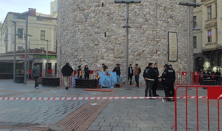 Galata Kulesi'nde korkunç olay