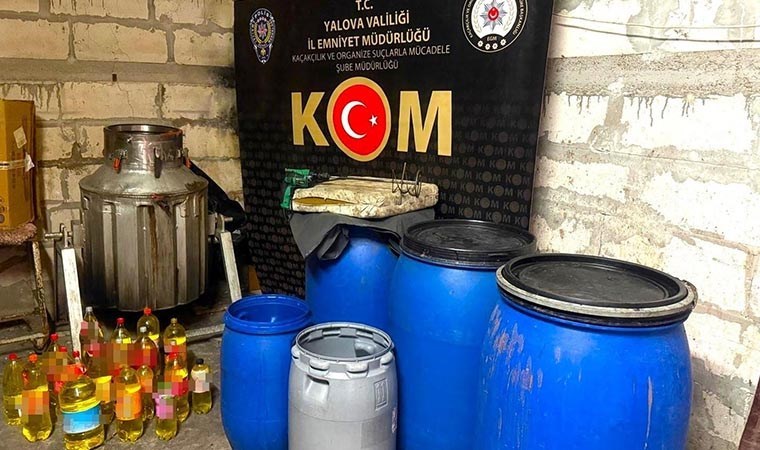 Yılbaşı öncesi Yalova'da denetim... Tam 68 litre sahte içki ele geçirildi: 3 gözaltı