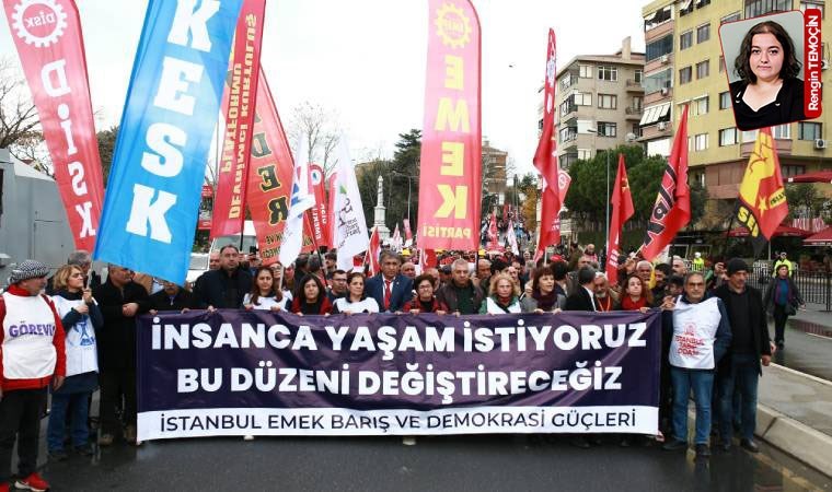 İstanbul'da 'İnsanca Yaşam' mitingi: 'Bu düzeni değiştireceğiz'