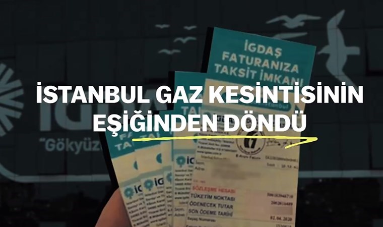 'İGDAŞ' videosu sosyal medyada gündem oldu: 'İstanbul'u gaz kesme eşiğine getirenleri unutma'