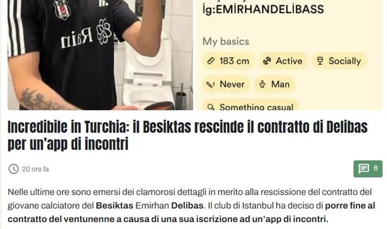 Beşiktaş sözleşmesini feshetmişti: Avrupa basınında gündem Emirhan Delibaş!