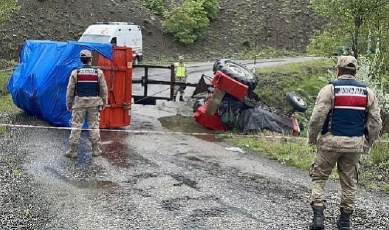 Kars'ta acı olay... Devrilen traktörün altında can verdi!