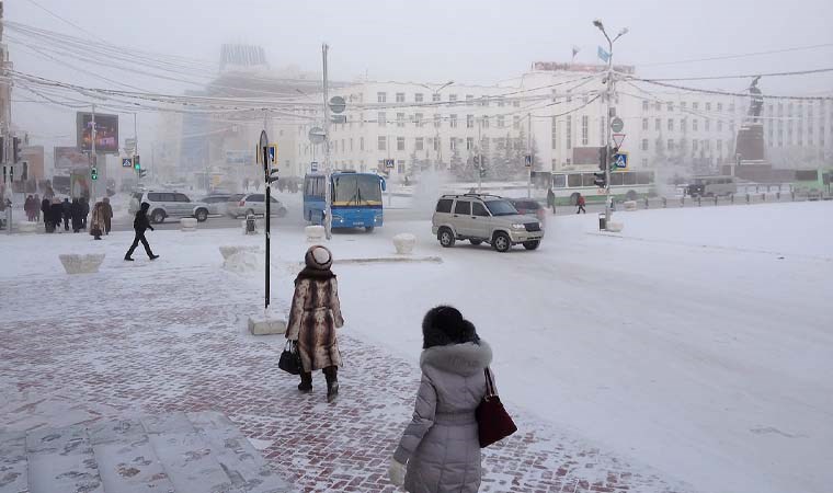 Dünyanın en soğuk şehri: Yakutsk