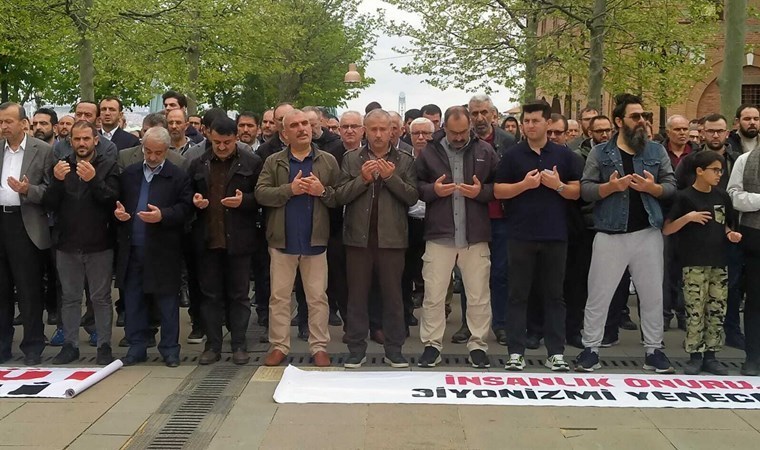 Ankara’da ‘İsrail’le ticareti kesin’ protestosu