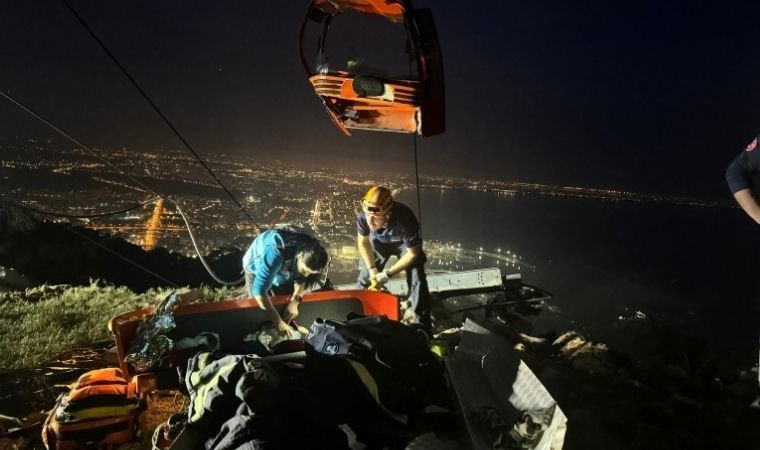 Antalya'da teleferik kabini düştü: 1 yurttaş hayatını kaybetti