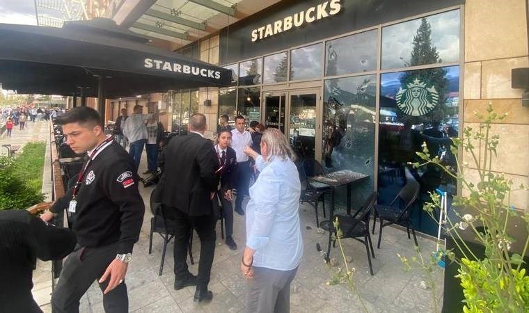 Kahramanmaraş’ta Starbucks’a taşlı silahlı saldırı: 1 yaralı