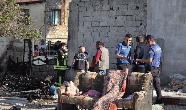 Mersin'de hurdalıkta çıkan yangında bir çocuk öldü