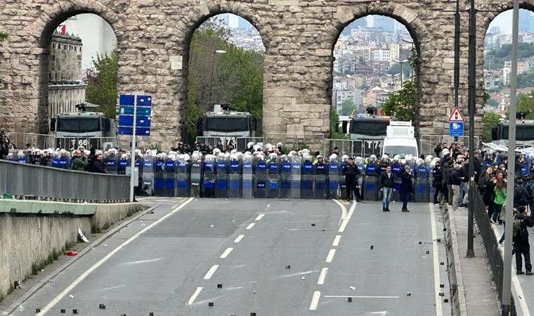 İstanbul'daki 1 Mayıs kutlamalarında 28 polis memuru yaralandı