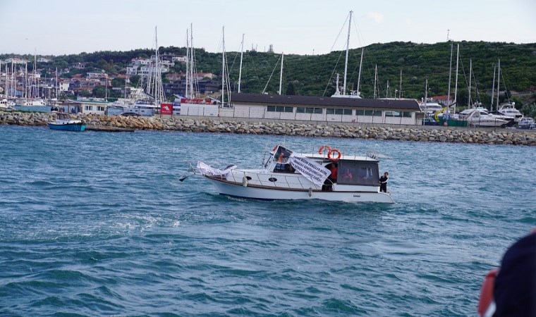 İzmir Seferihisar Tekneli Protesto