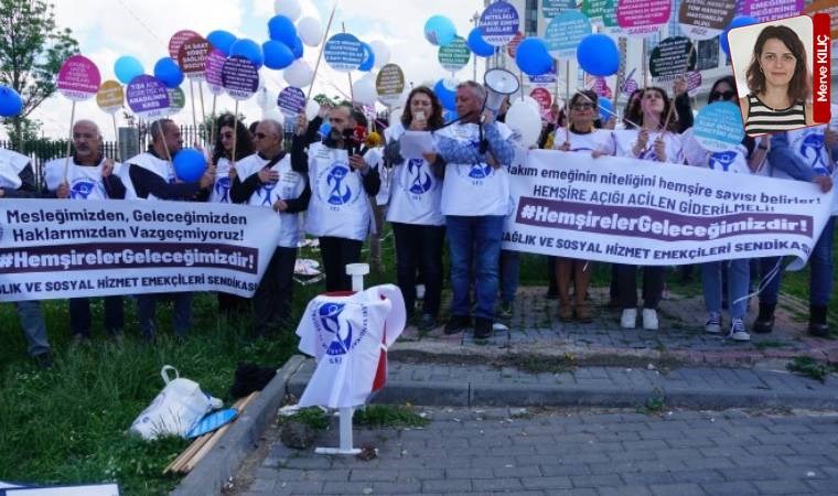 SES’li hemşirelerden sağlık sistemi eylemi: ‘Şiddetle başbaşa kaldık’