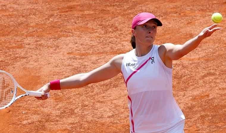 Roma Açık Tenis Turnuvası'nda tek kadınlarda Iga Swiatek şampiyon oldu