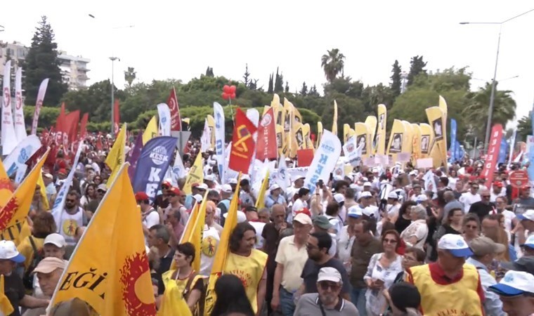 1 Mayıs Antalya’da da kutlandı