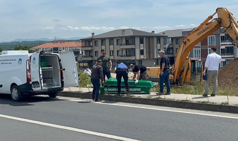 Sakarya’da inşaat kazısı esnasında elleri ve ayakları bağlı kadın cesedi bulundu