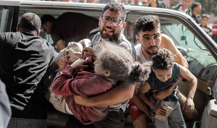 İsrail ordusunun Gazze'ye saldırılarında en az 10'u çocuk 17 Filistinli