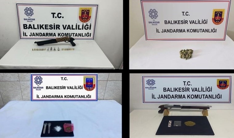 Balıkesir'de uyuşturucu operasyonu 7 gözaltı