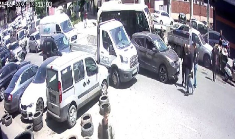 Zeytinburnu nda polisten kaçan kaçak işçiye araba çarptı