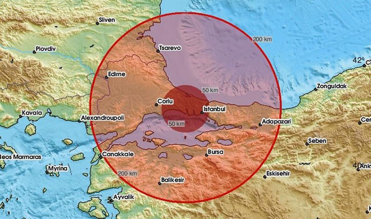 Son Dakika AFAD duyurdu İstanbul'da deprem
