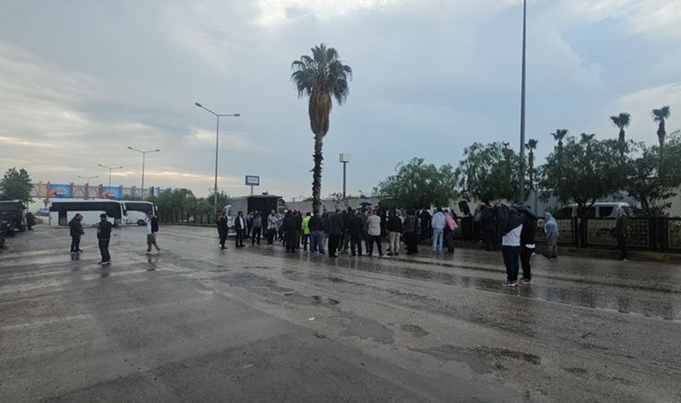ABD Adana Konsolosluğu önünde 'Filistin' protestosu