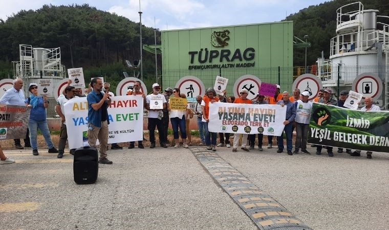 Ege’nin iki yakasında altın madenine karşı ortak eylem