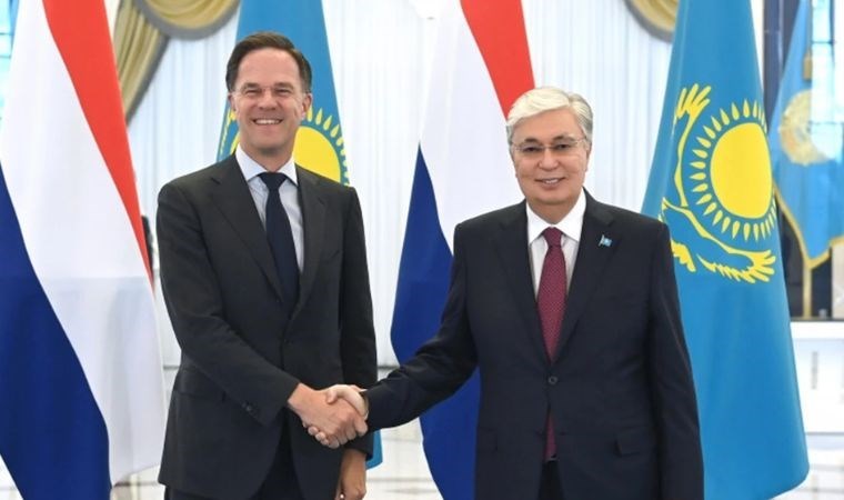 Kazakistan Cumhurbaşkanı Tokayev, Hollanda Başbakanı Rutte'yi kabul etti