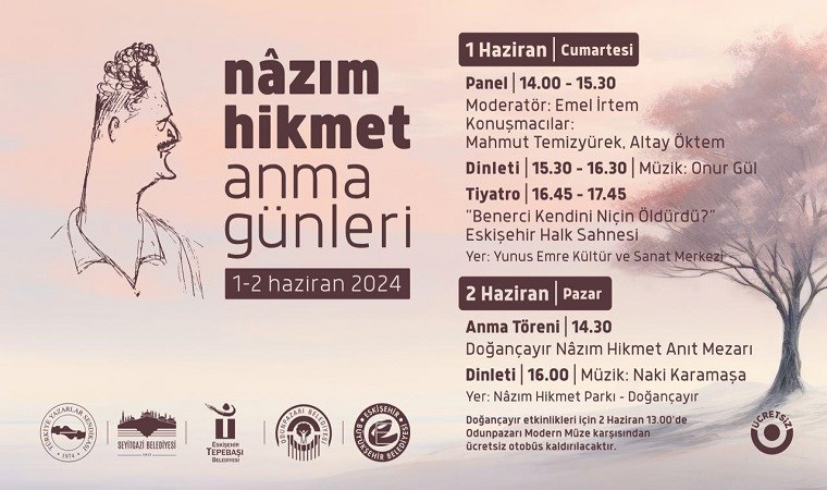 Nazım Hikmet Eskişehir’de anılacak