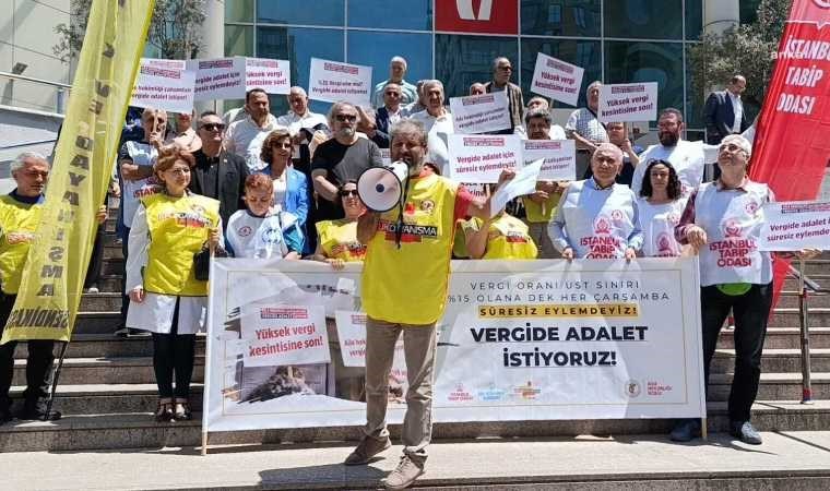 Aile hekimlerinden 'vergide adalet' eylemi: Vatandaşın sağlığı ile kumar mı oynuyorsunuz