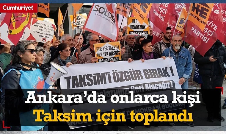 Ankara Emek ve Demokrasi Güçleri eylem yaptı