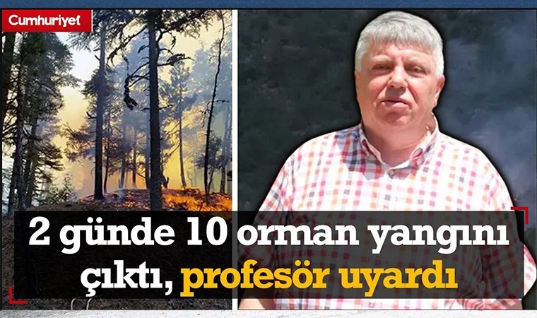 2 günde 10 orman yangını çıktı, profesör uyardı!