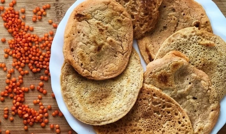 Glutensiz enfes bir kahvaltılık lezzet: Mercimekli krep tarifi...