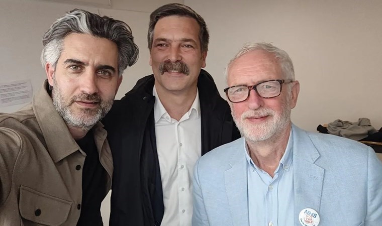 Erkan Baş'tan Jeremy Corbyn'e ziyaret: 'Aynı düşmana karşı mücadele ediyoruz'