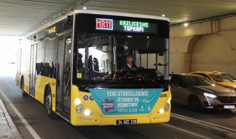 35 yeni otobüs daha İstanbulluların hizmetine sunuldu