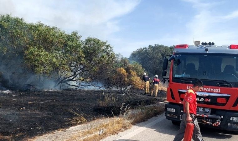 İzmir itfaiyesi 24 saatte 158 yangına müdahale etti