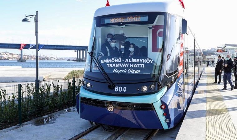 Eminönü-Alibeyköy Tramvay Hattı'nda bakım nedeniyle seferlere düzenleme