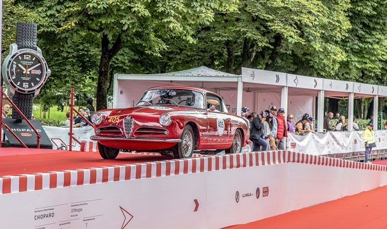 Müzeden çıkıp yarışa katıldı: Alfa Romeo 1000 Miglia Brescia'da start aldı! Klasik arabalar büyüledi...